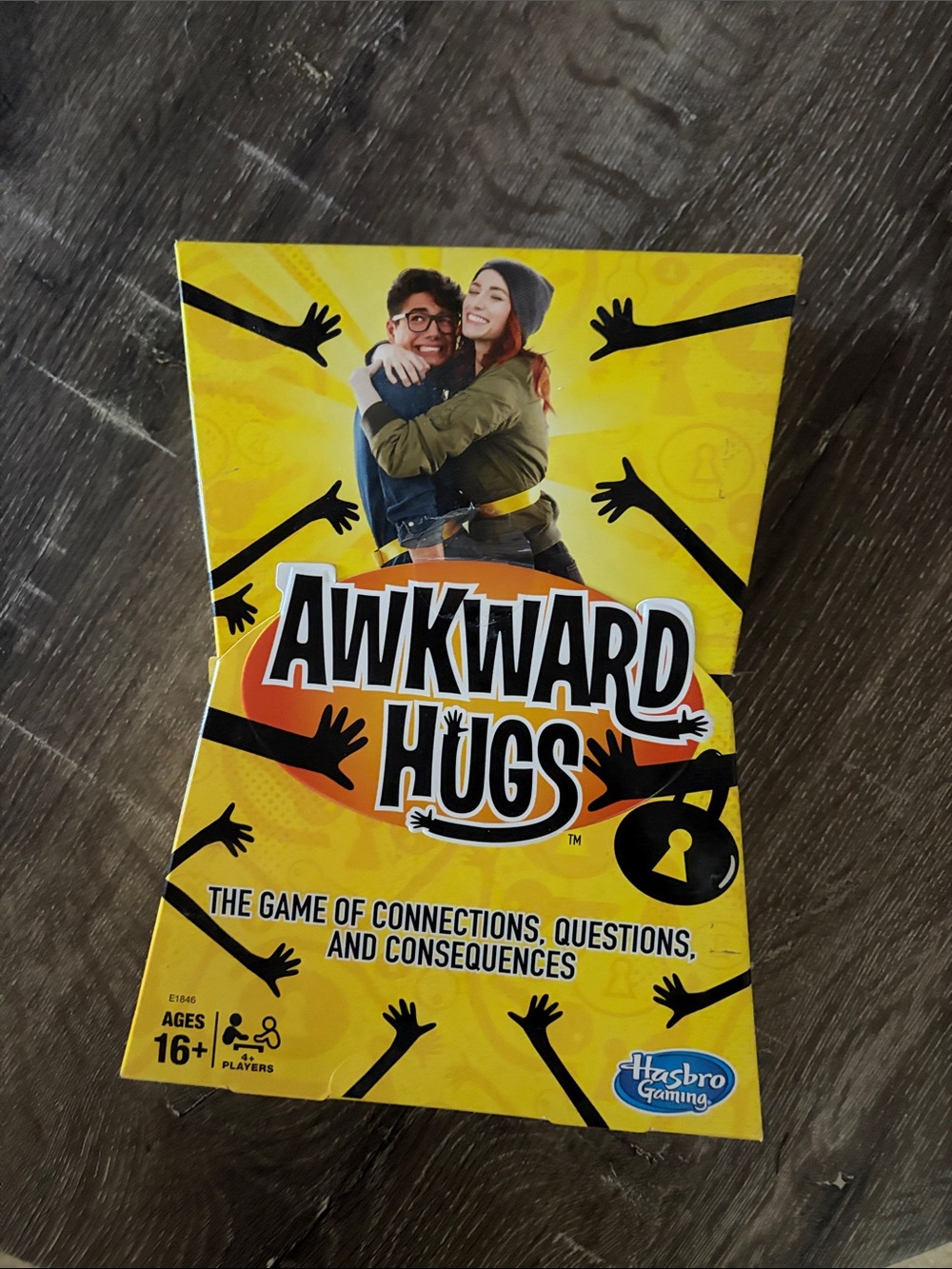 Hasbro Awkward Hugs Board Game Adult Party Game Complete Ages 16+